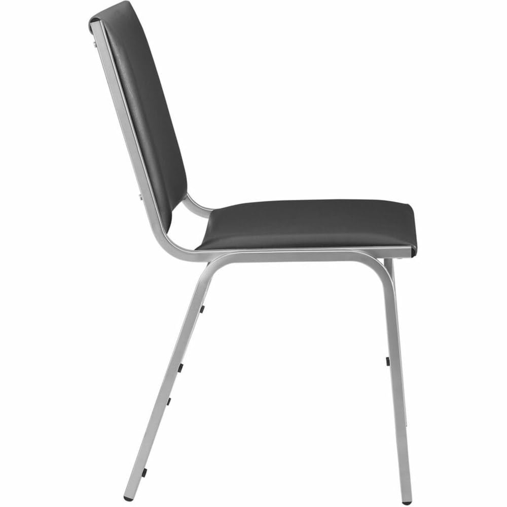 Black Armless Stacking Chairs T8006