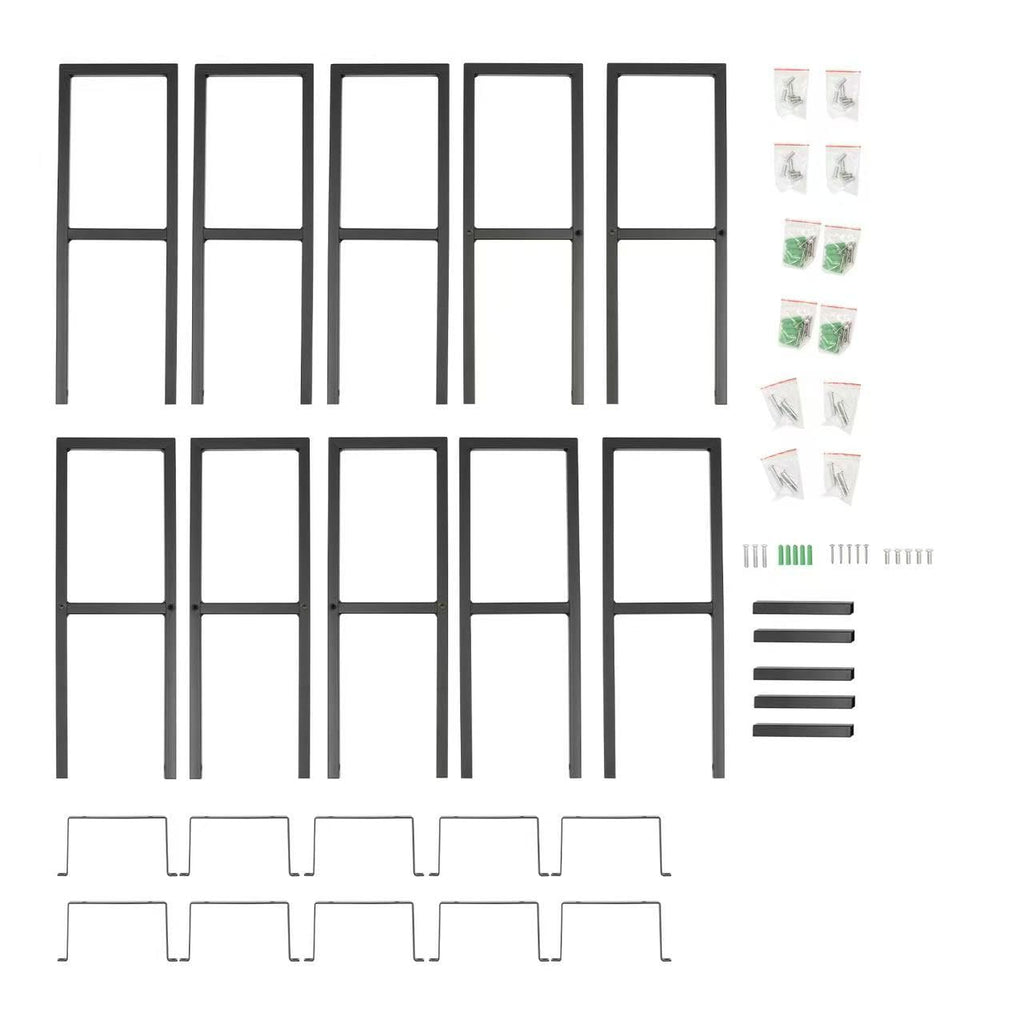 Black 5Pcs CD Racks J7722