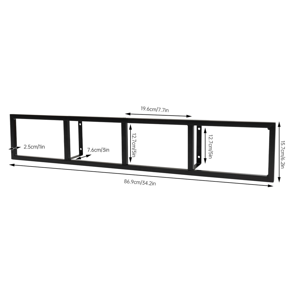 Black 5Pcs CD Racks J7722
