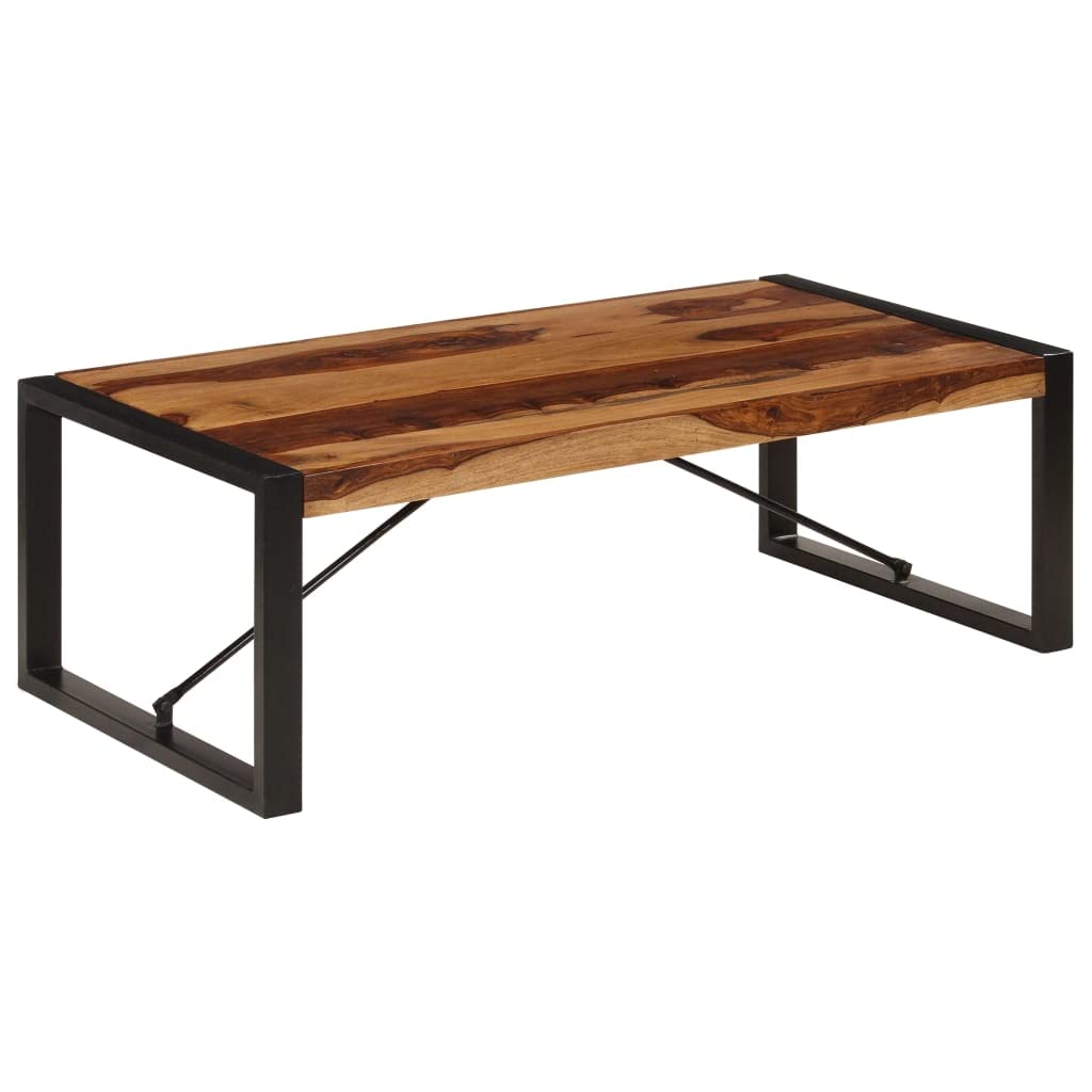 Brown Solid Sheesham Wood Coffee Table P6512
