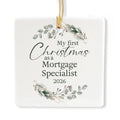 Ceramic 3-inch Square Ornament F24544