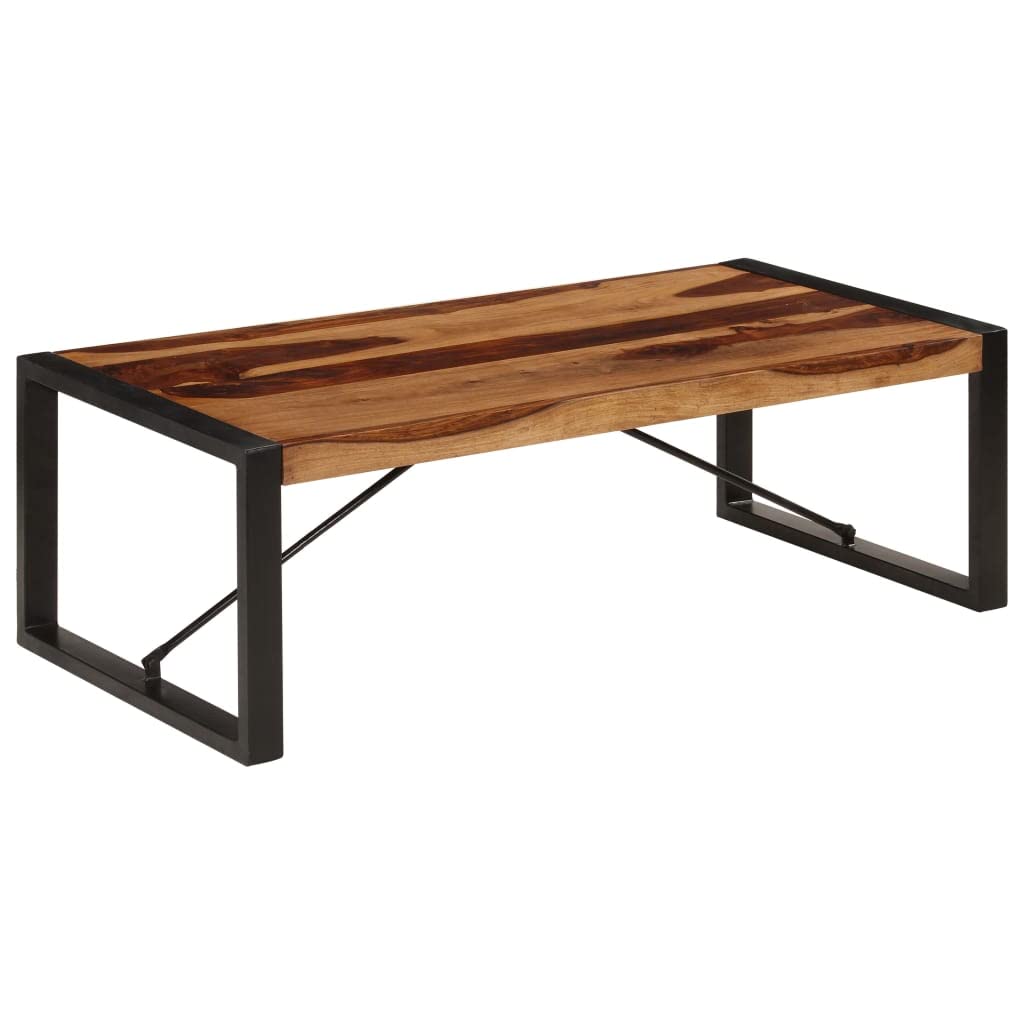 Brown Solid Sheesham Wood Coffee Table P6512