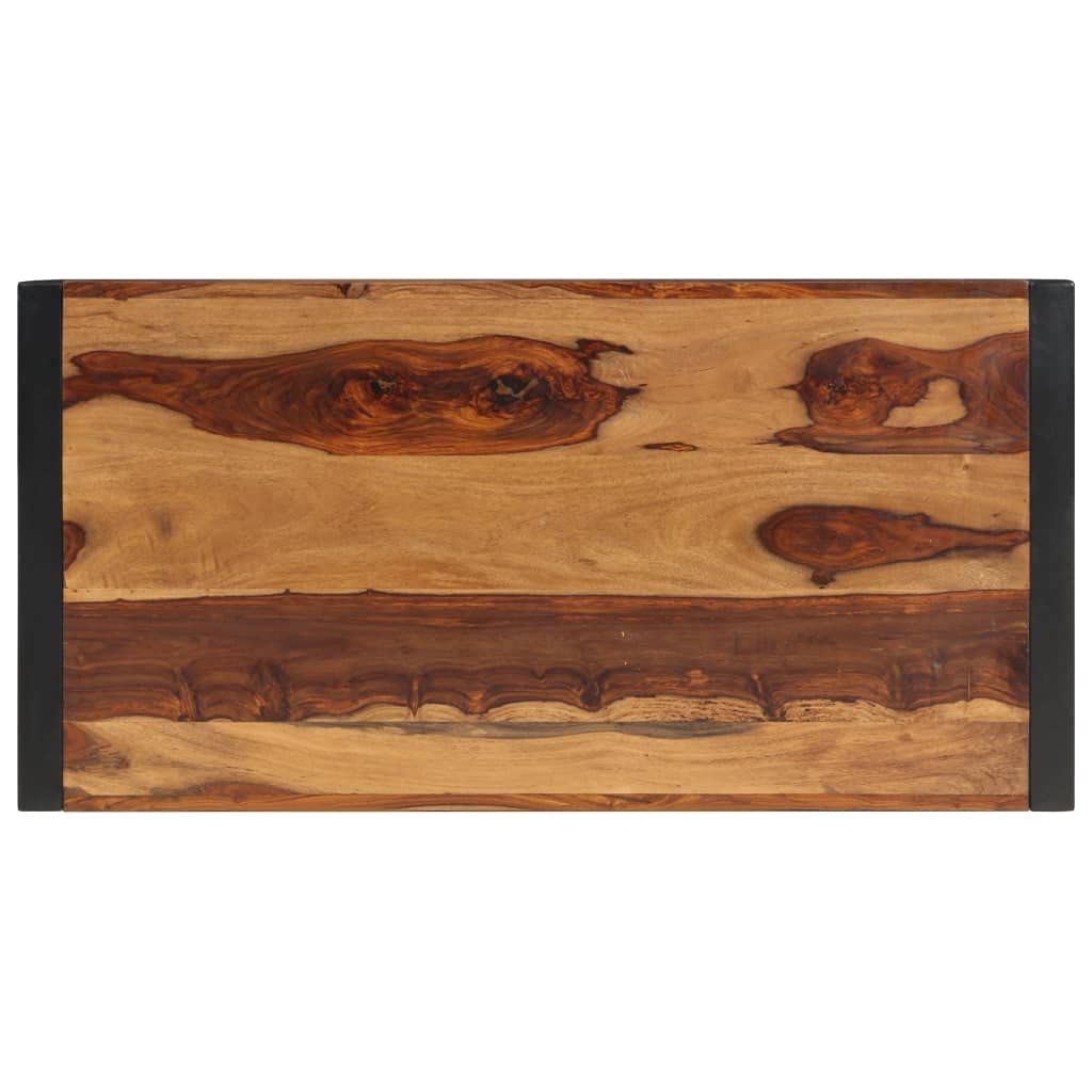 Brown Solid Sheesham Wood Coffee Table P6512