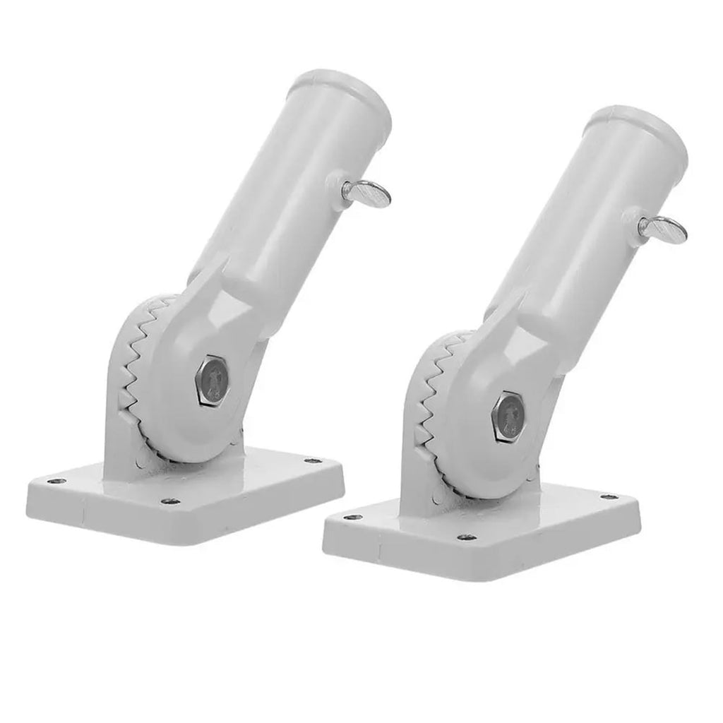 2 PCS Aluminum Adjustable Flag Pole N436664
