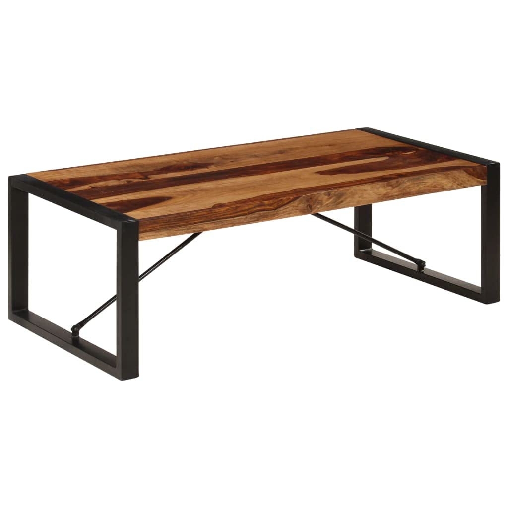 Brown Solid Sheesham Wood Coffee Table P6512