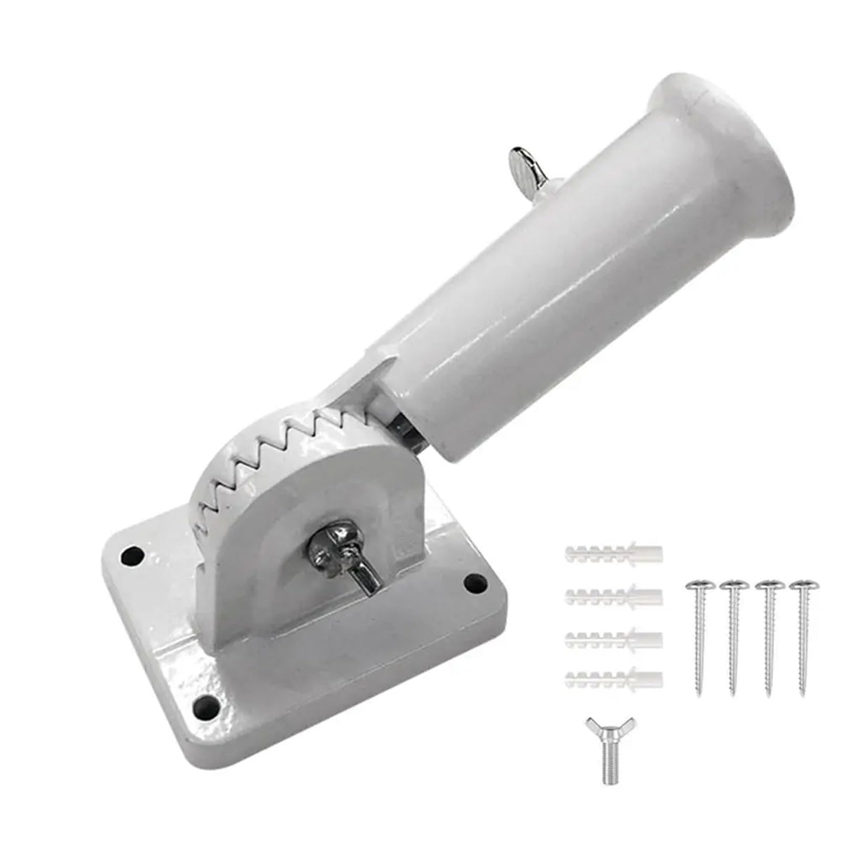 2 PCS Aluminum Adjustable Flag Pole N436664