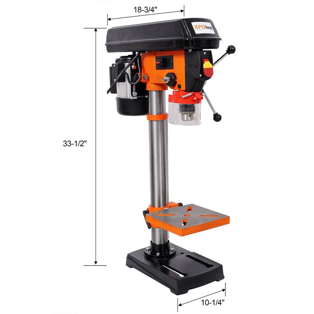 10-Inch Benchtop Drill Press with Laser I399