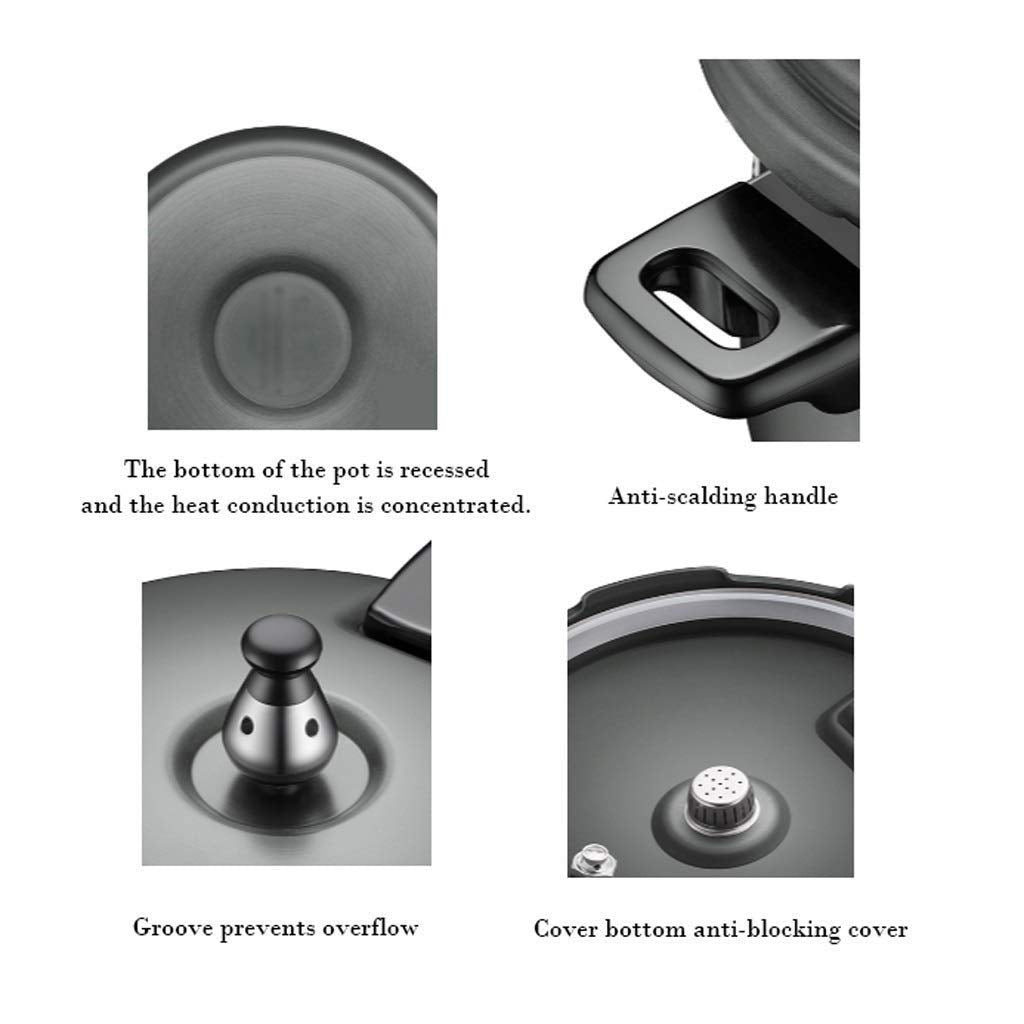 Black 3L Stainless Steel Pressure Cooker W284
