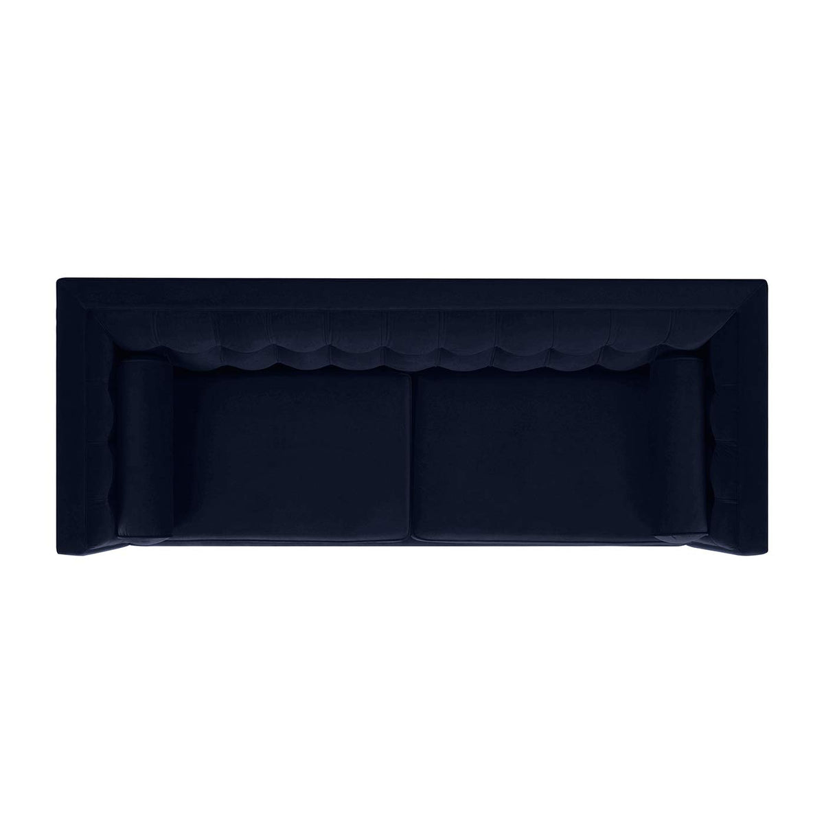Dark Navy Blue Performance Velvet Tufted Sofa U412
