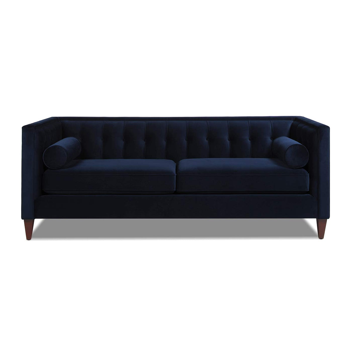 Dark Navy Blue Performance Velvet Tufted Sofa U412