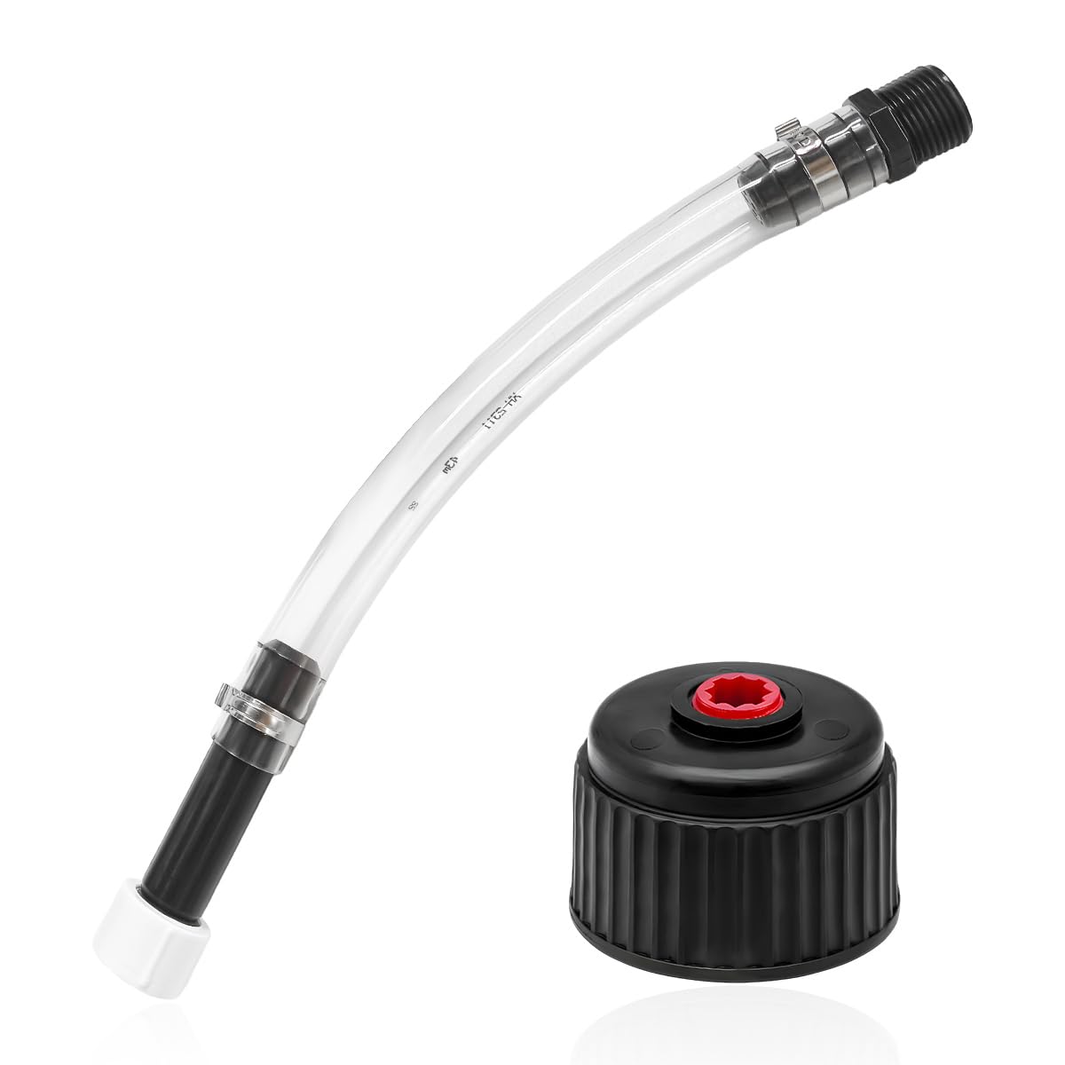 5 Gallon Gas Cans Fuel Jug Hose & Cap H30744