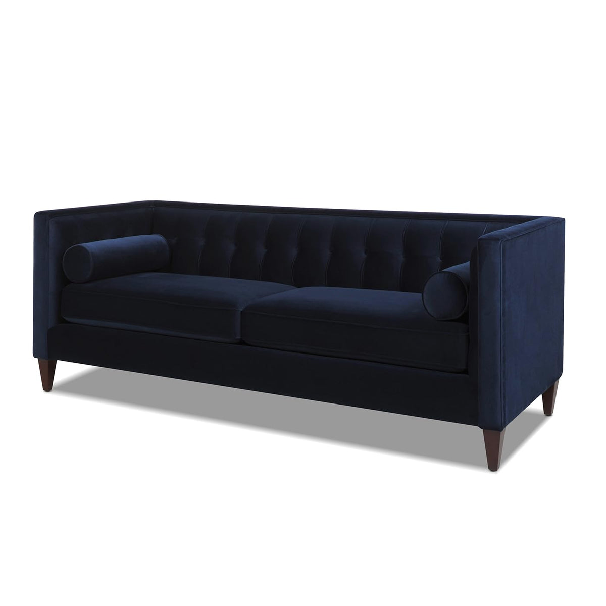 Dark Navy Blue Performance Velvet Tufted Sofa U412