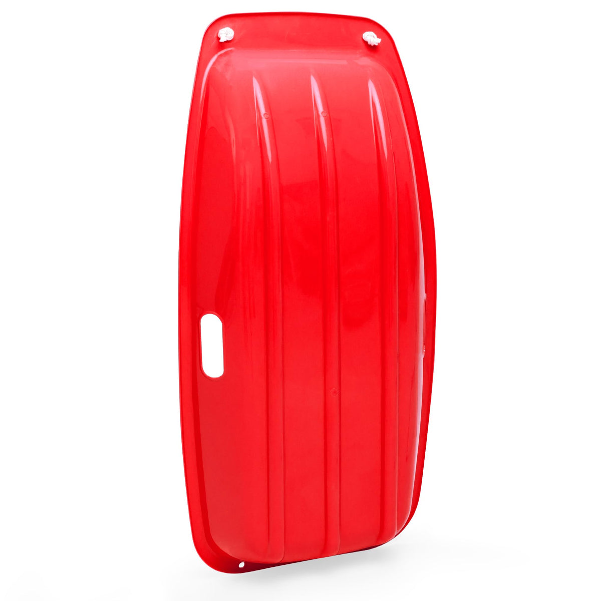 35in Kids Plastic Toboggan Snow Sled with Pull Rope Y60455