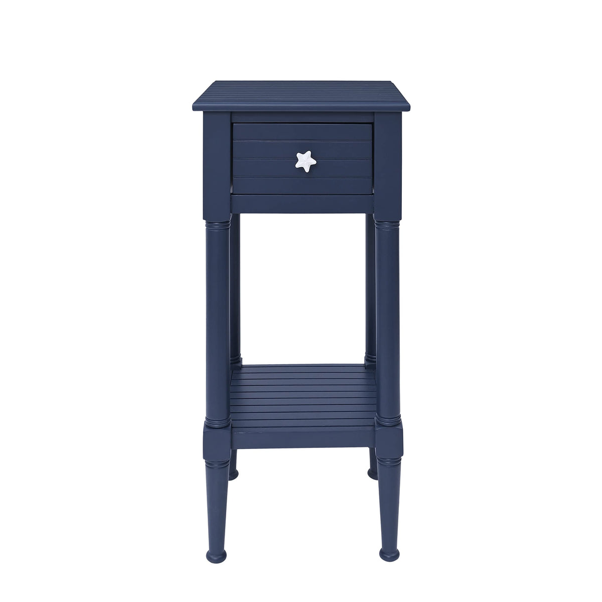 Navy Small Accent Table with Storage G632538