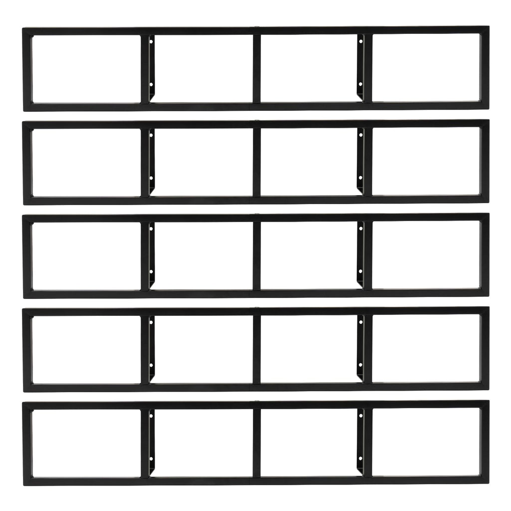 Black 5Pcs CD Racks J7722