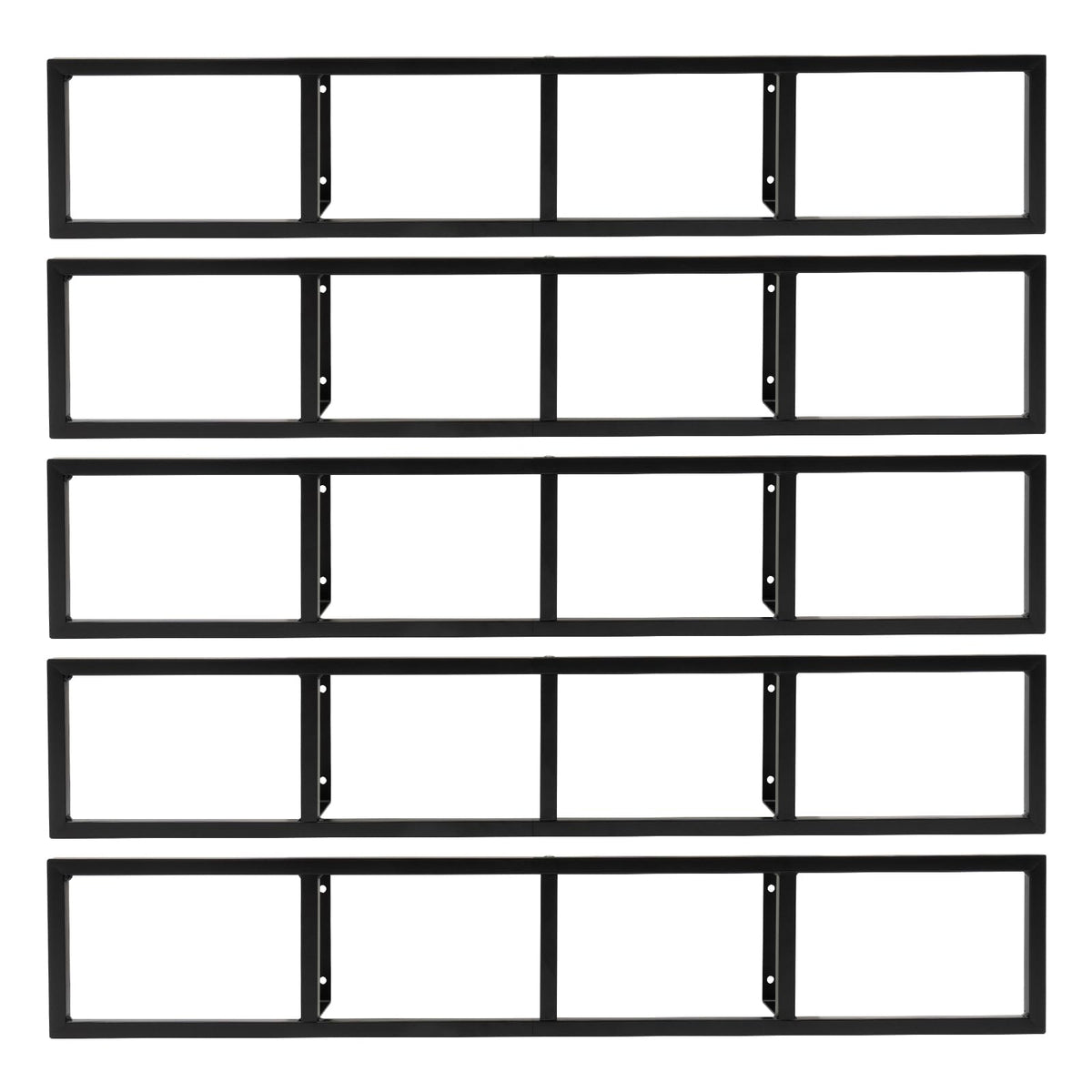 Black 5Pcs CD Racks J7722