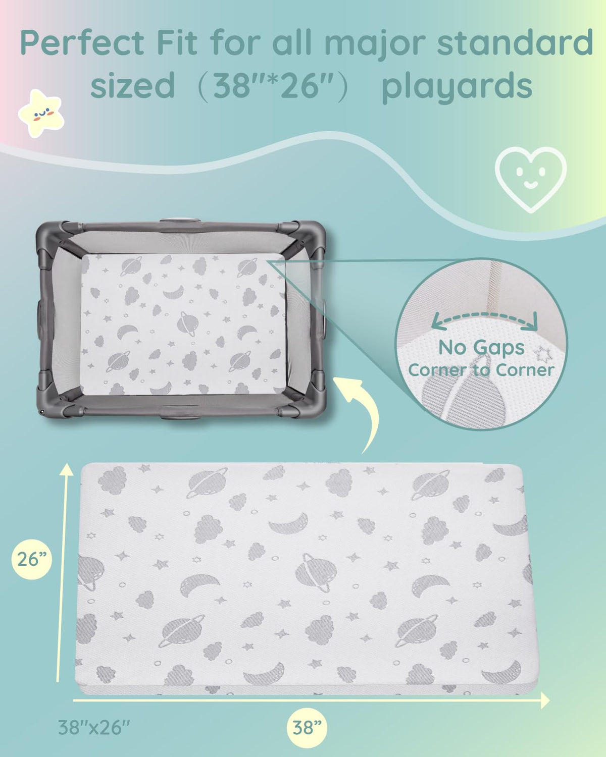Portable Playpen Mattress X612