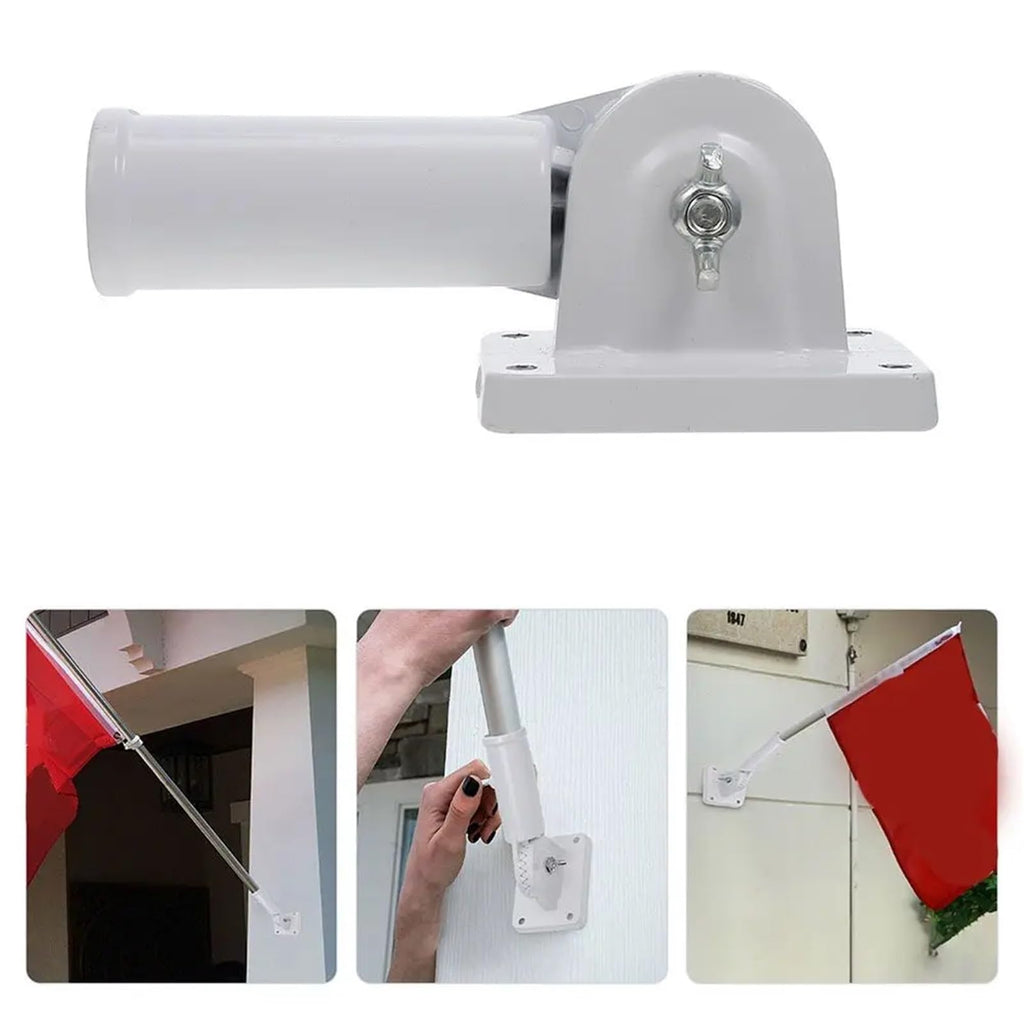 2 PCS Aluminum Adjustable Flag Pole N436664
