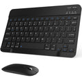 Black Rechargeable Bluetooth Keyboard and Mouse Combo Z674