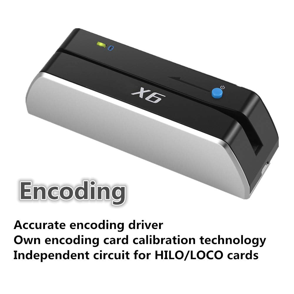 Bluetooth Magnetic Card Reader Writer USB 3 Tracks P37508