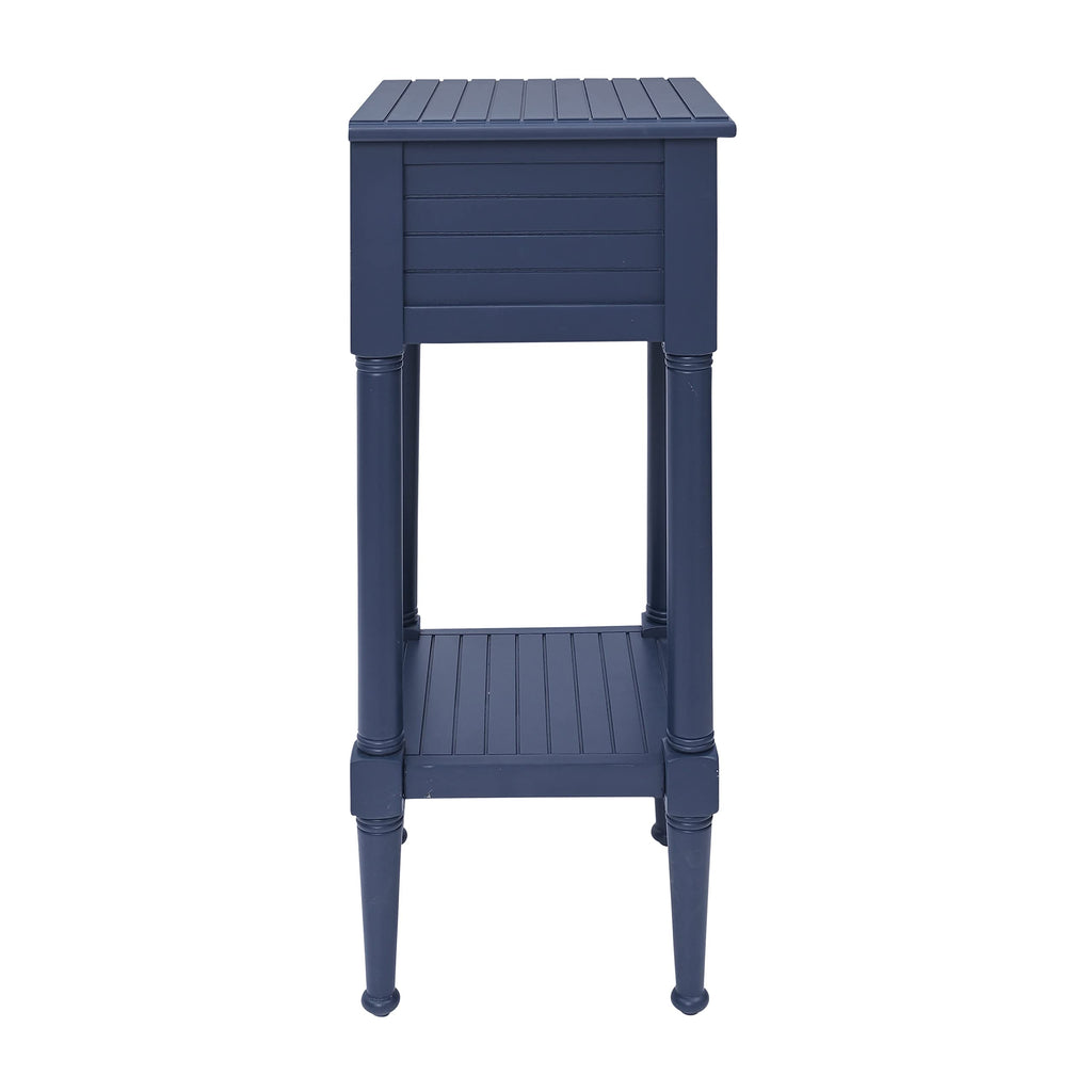 Navy Small Accent Table with Storage G632538