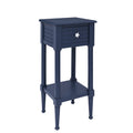 Navy Small Accent Table with Storage G632538