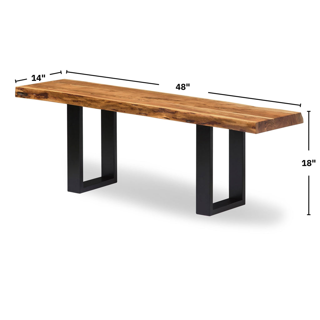 Solid Wood Entryway Bench K969