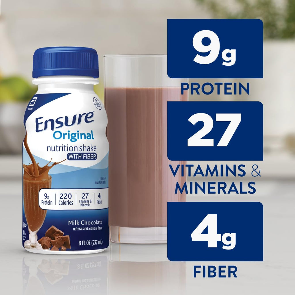 Milk Chocolate Nutrition Shake With Fiber, 24 Pack E26326