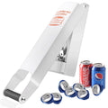White Wall-Mounted Aluminum Can Crusher Q1314
