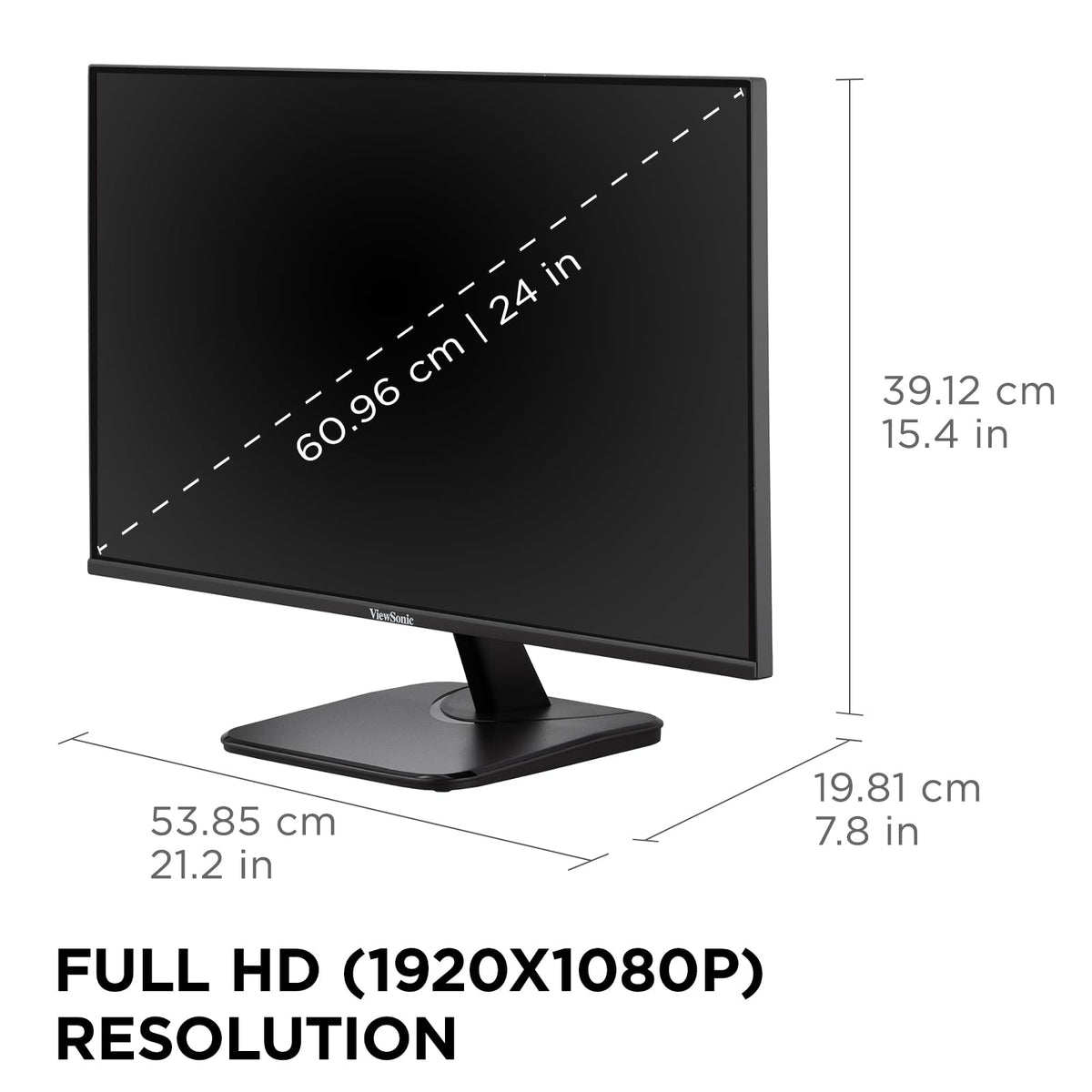 24 Inch 1080p IPS Computer Monitor R55429
