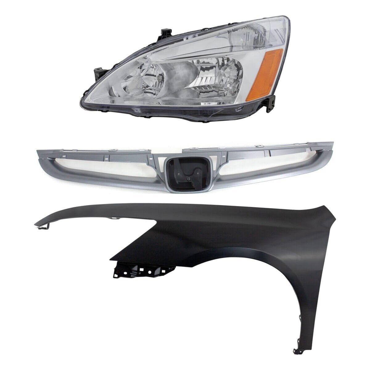 Replacement Headlight Lamp Set Left Hand Side Sedan R54049