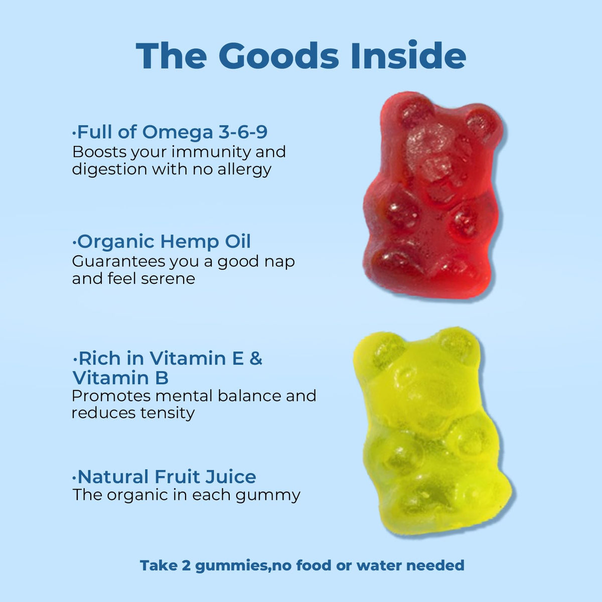 Hemp Gummies Extra Strength Natural Hemp Oil Extract H361