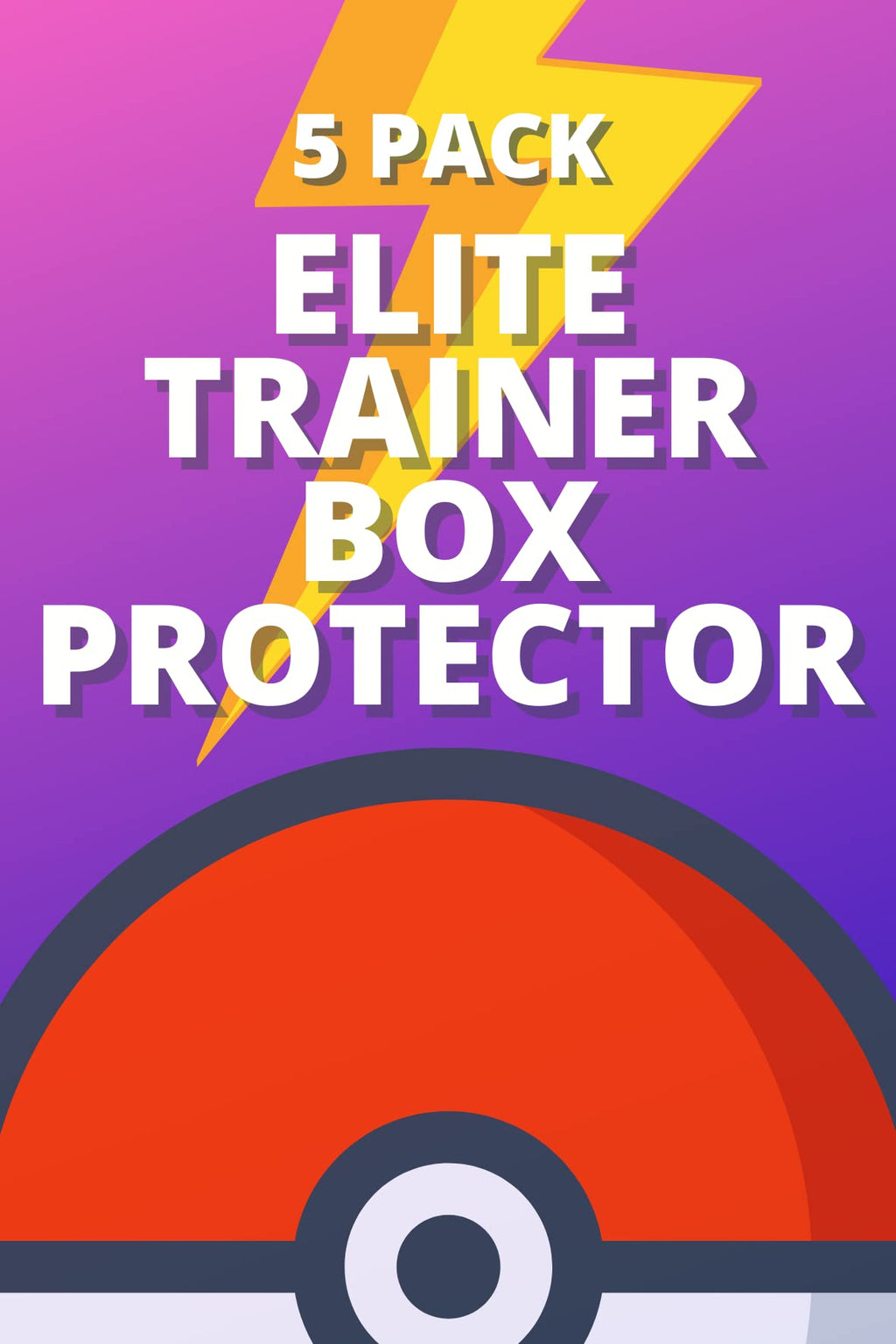 Clear Plastic Display Box for ETB Elite Trainer Box F220514