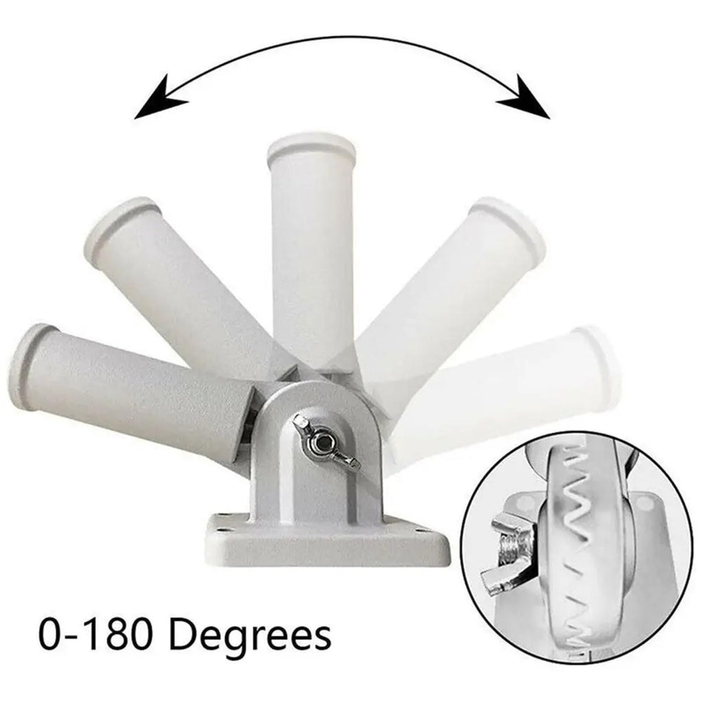 2 PCS Aluminum Adjustable Flag Pole N436664