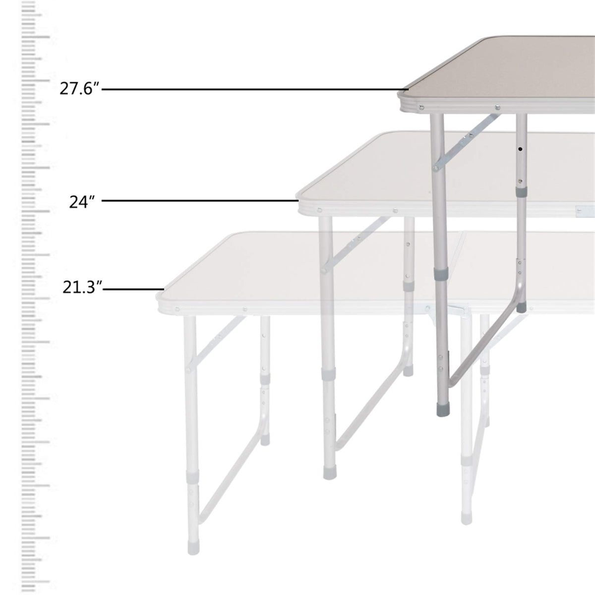 6ft Foldable Portable Table with Handle O774710