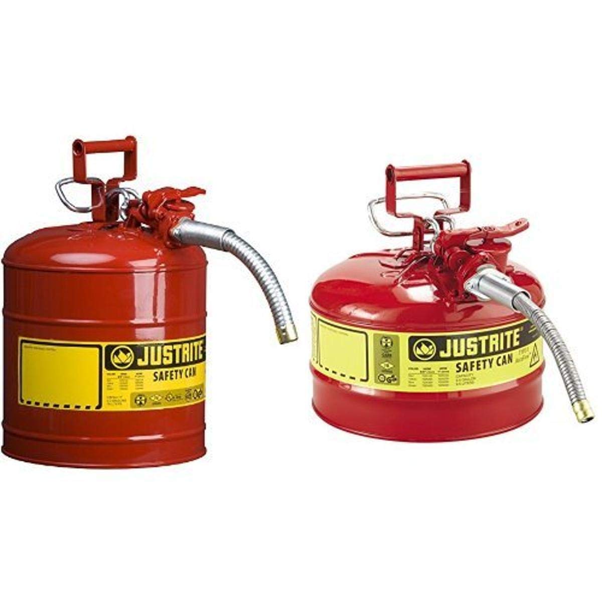 Galvanized Steel Red Safety Can with 1" Flexible Spout P75530