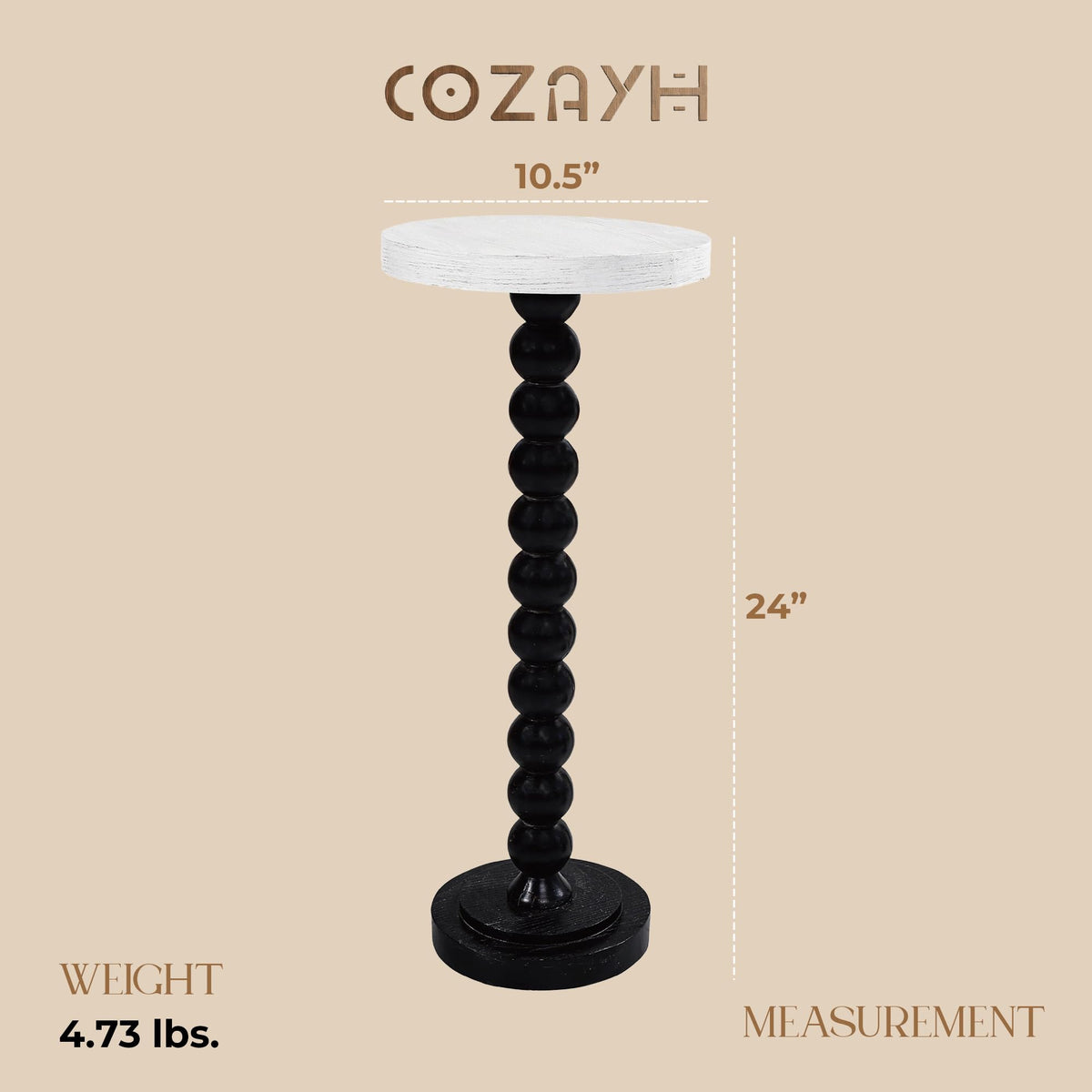 Small Pedestal End Table O19703