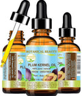 100% Pure Natural Virgin Unrefined Cold Pressed Plum Kernel Oil 1 oz S302