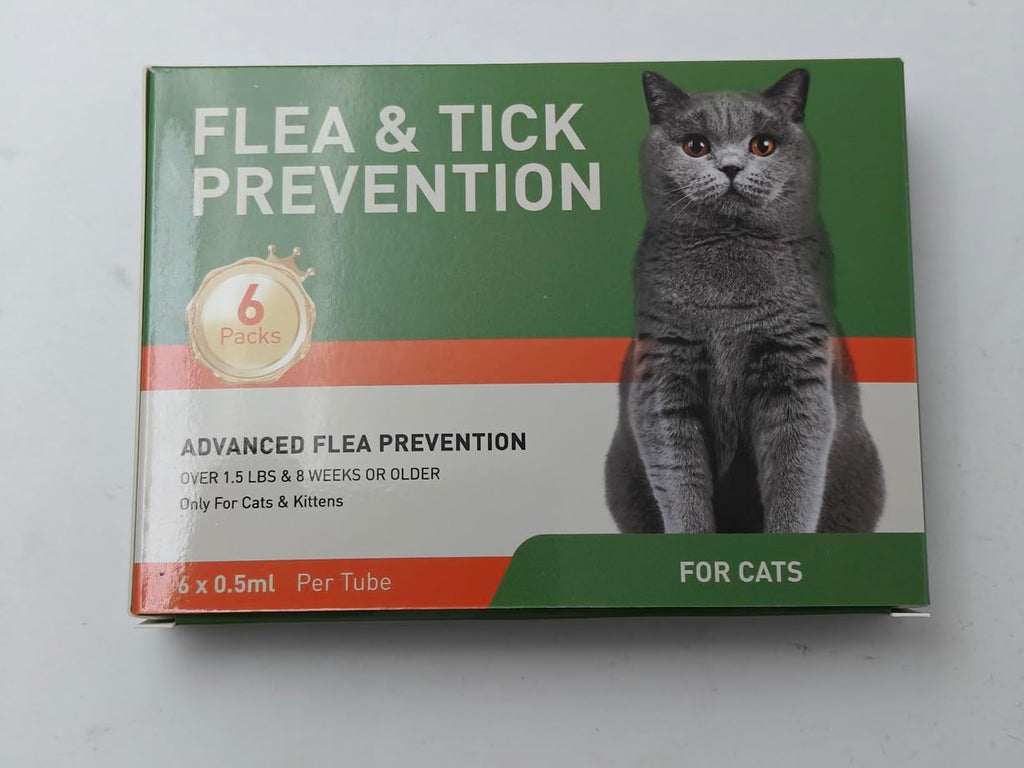 6 Pack Flea and Tick Prevention for Cats Y540360