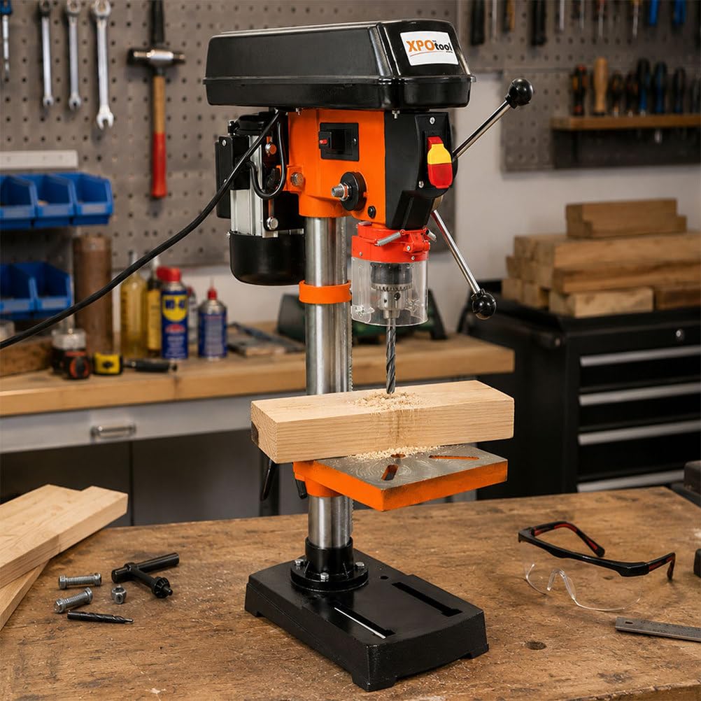 10-Inch Benchtop Drill Press with Laser I399