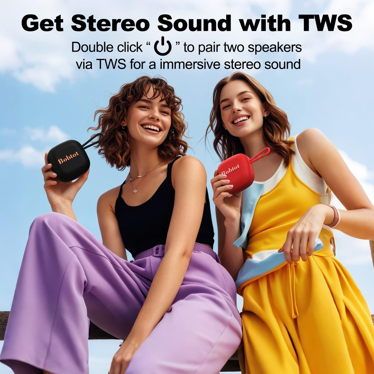 Black Portable Bluetooth Speaker M4535