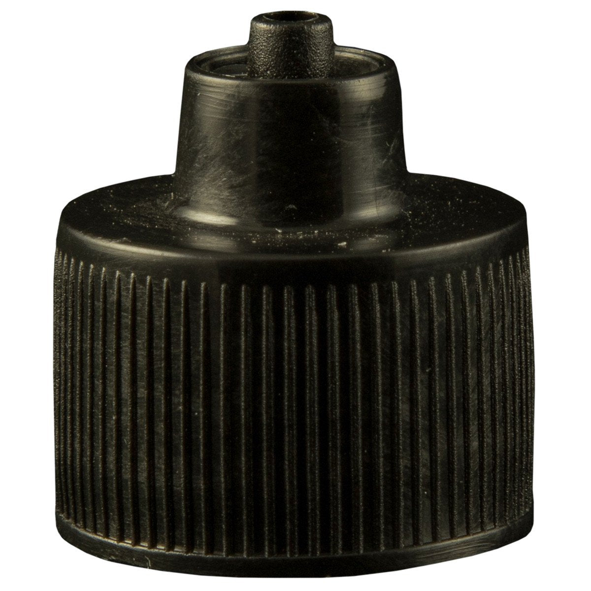 Black Luer Lock Bottle Cap 20-410 Bag of 100 D564099