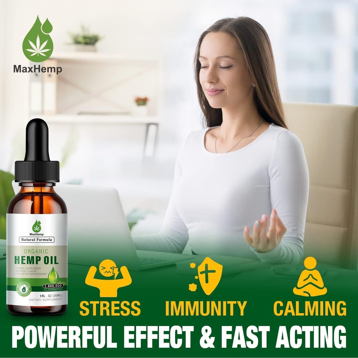 Organic Hemp Oil Tincture O673