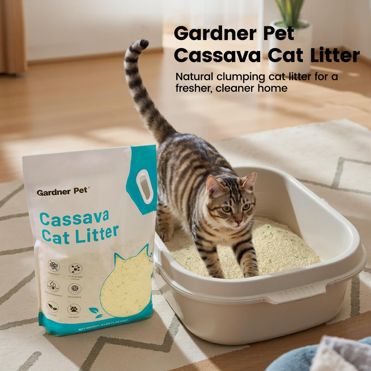 Cassava Cat Litter 18LBS B283580