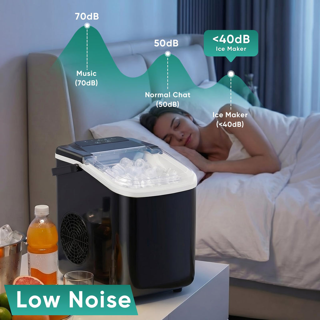 Countertop Ice Maker with Self-Cleaning M25575