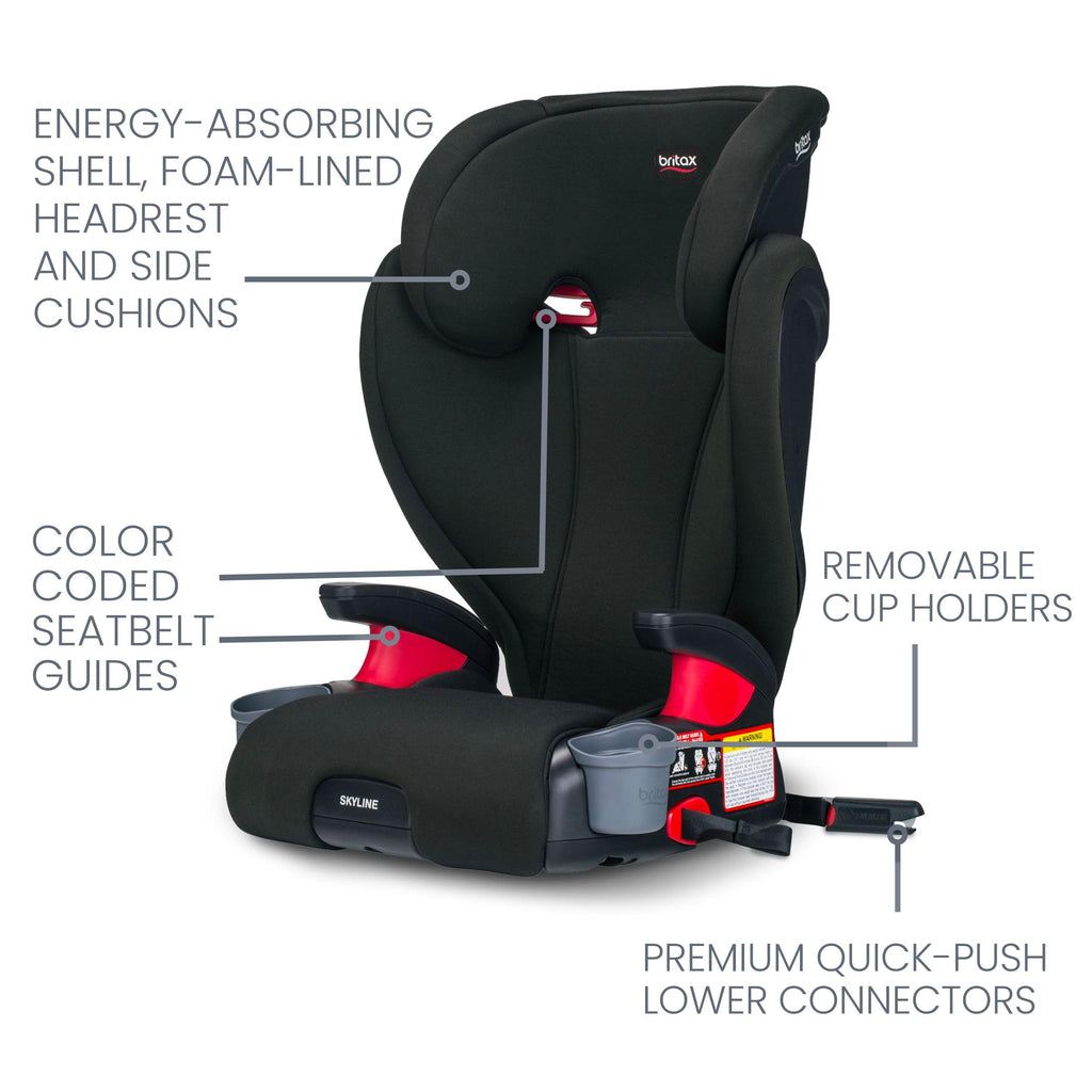 2-Stage Belt-Positioning Booster Car Seat J181