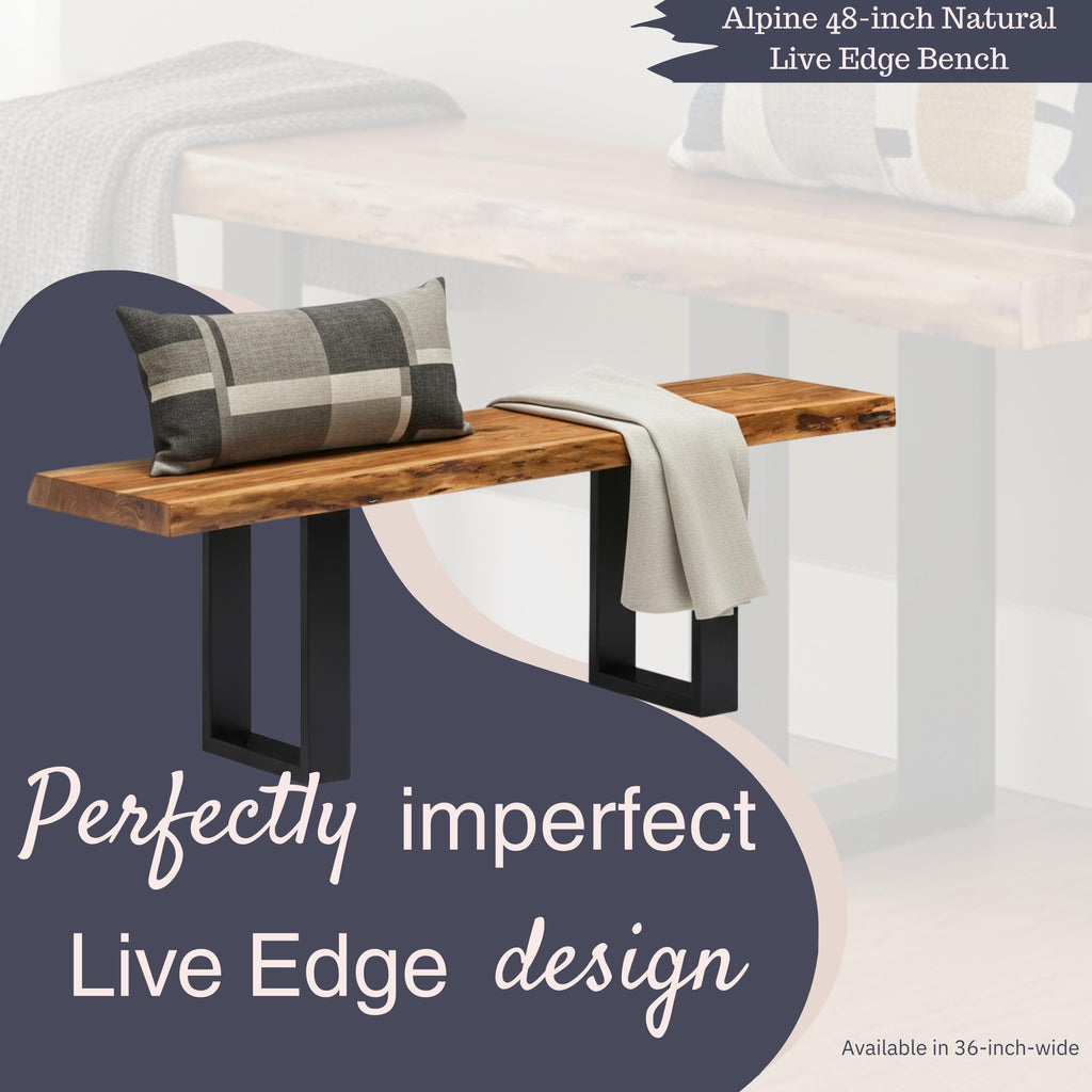 Solid Wood Entryway Bench K969