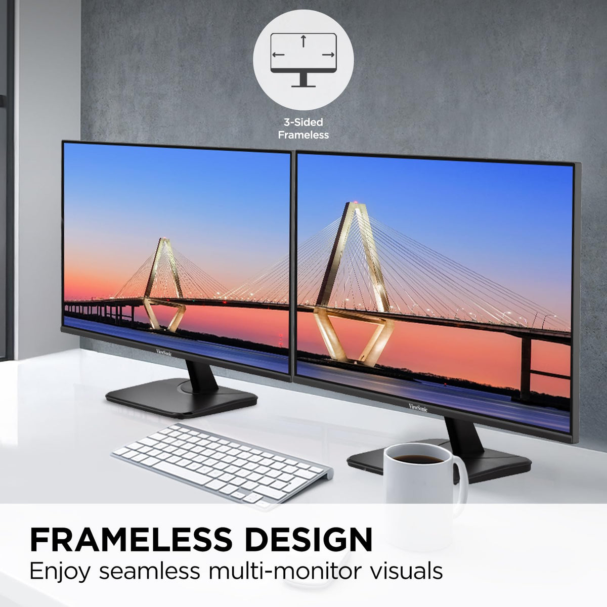 24 Inch 1080p IPS Computer Monitor R55429