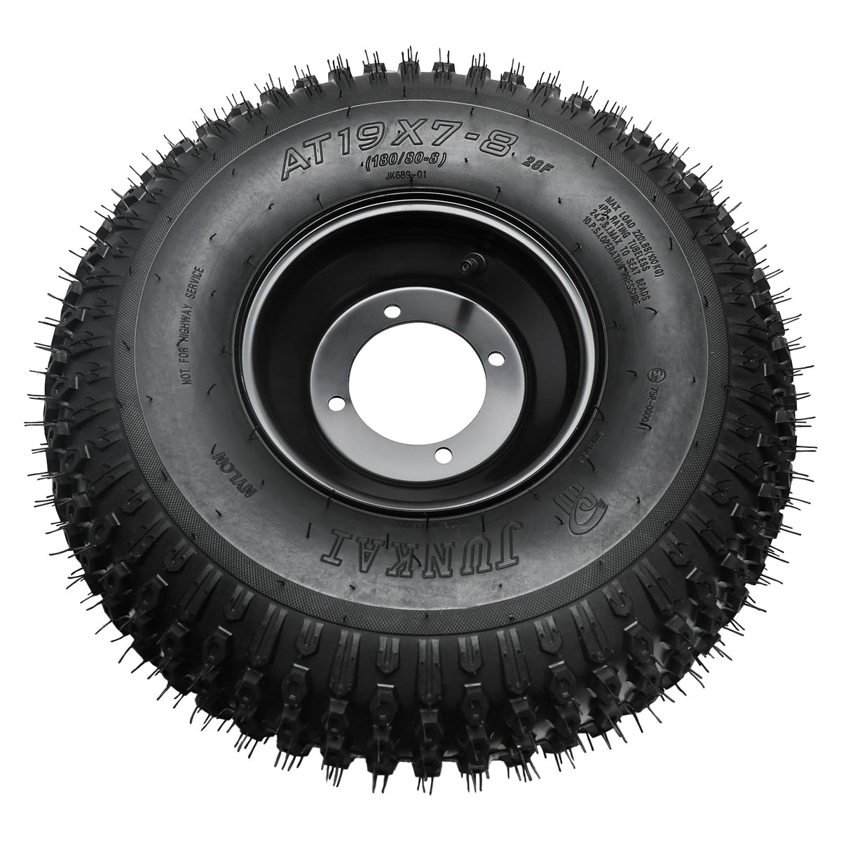 4 Pack 19x7-8 Off-Road Tire & Wheel Combo Tubeless 4-Ply Y935