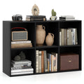 Black 6-Cube 3-Tier Bookcase P4270